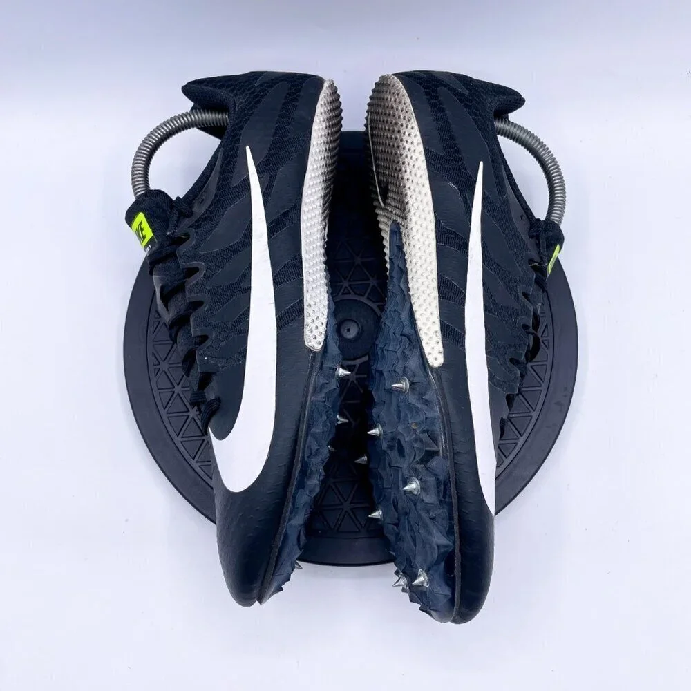 Nike Shoes Mens 9.5 Zoom Rival S 9 Track Spikes Sneakers 907564-017 Black White